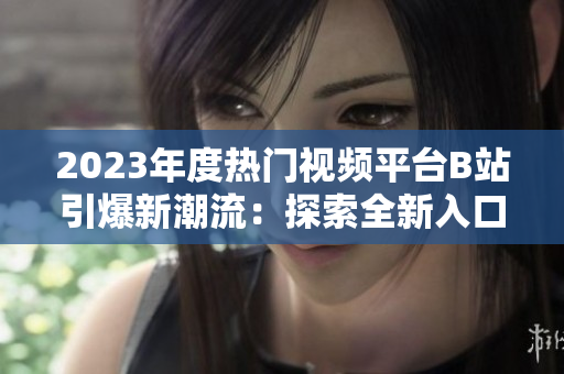 2023年度热门视频平台B站引爆新潮流:探索全新入口、激发用户热情!