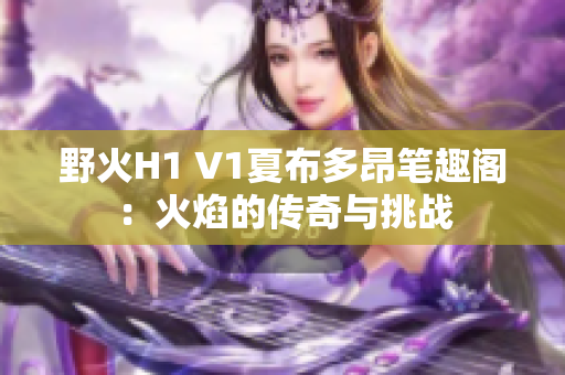 野火H1 V1夏布多昂笔趣阁：火焰的传奇与挑战