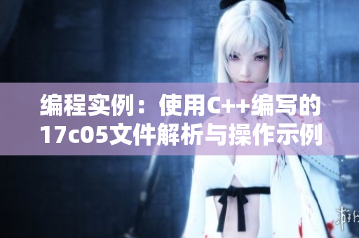 编程实例：使用C++编写的17c05文件解析与操作示例