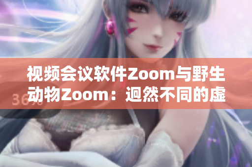 视频会议软件Zoom与野生动物Zoom：迥然不同的虚拟体验